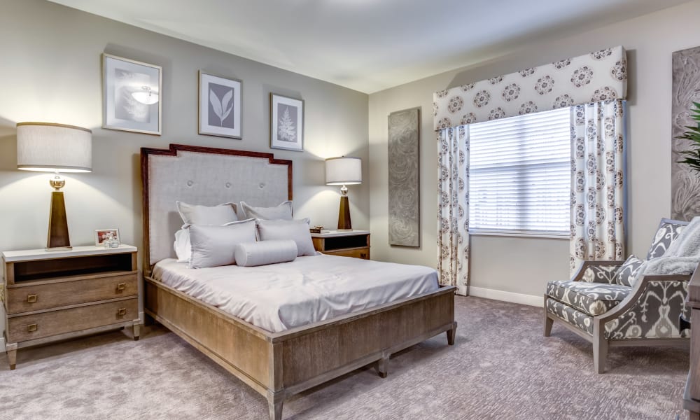 A spacious bedroom at Trilogy Health Services - Liberty Township in Liberty Township, Ohio