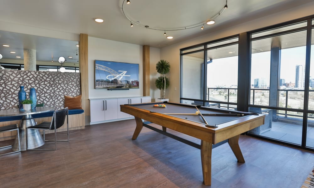 Our Apartments in Denver, Colorado offer a Clubhouse w/ a Pool Table