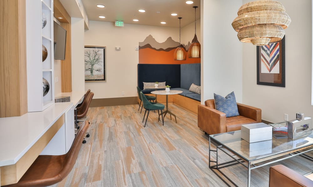 The Alcott offers a Luxury Clubhouse for Residents in Downtown Denver, Colorado