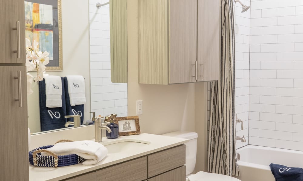 Bathroom at The Alcott in Denver, Colorado