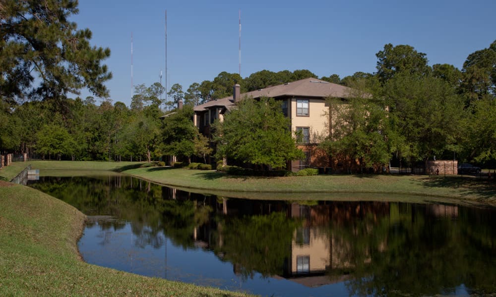 Onsite pond at Wimberly at Deerwood in Jacksonville, Florida