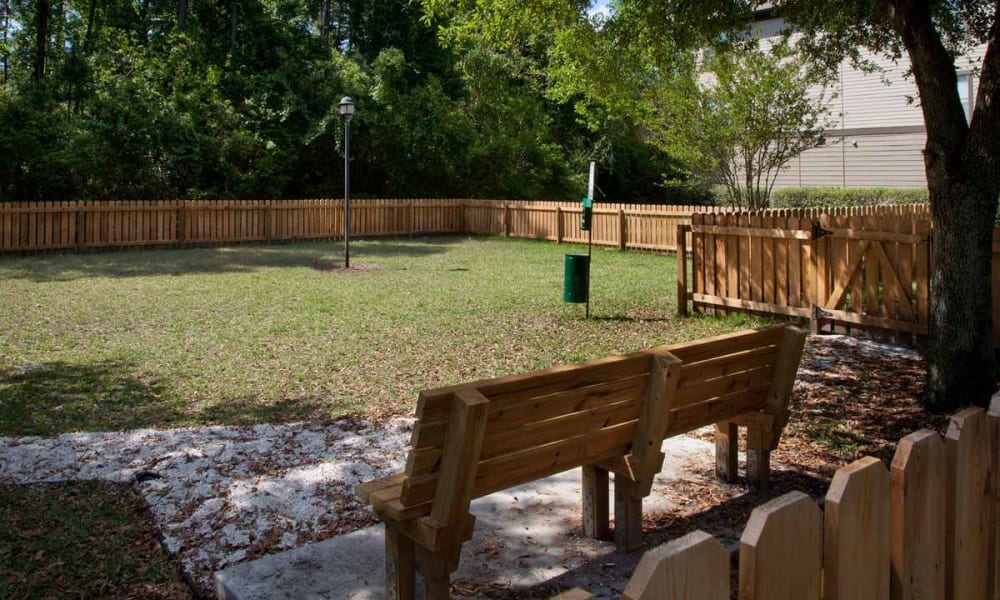 Onsite bark park at Wimberly at Deerwood in Jacksonville, Florida