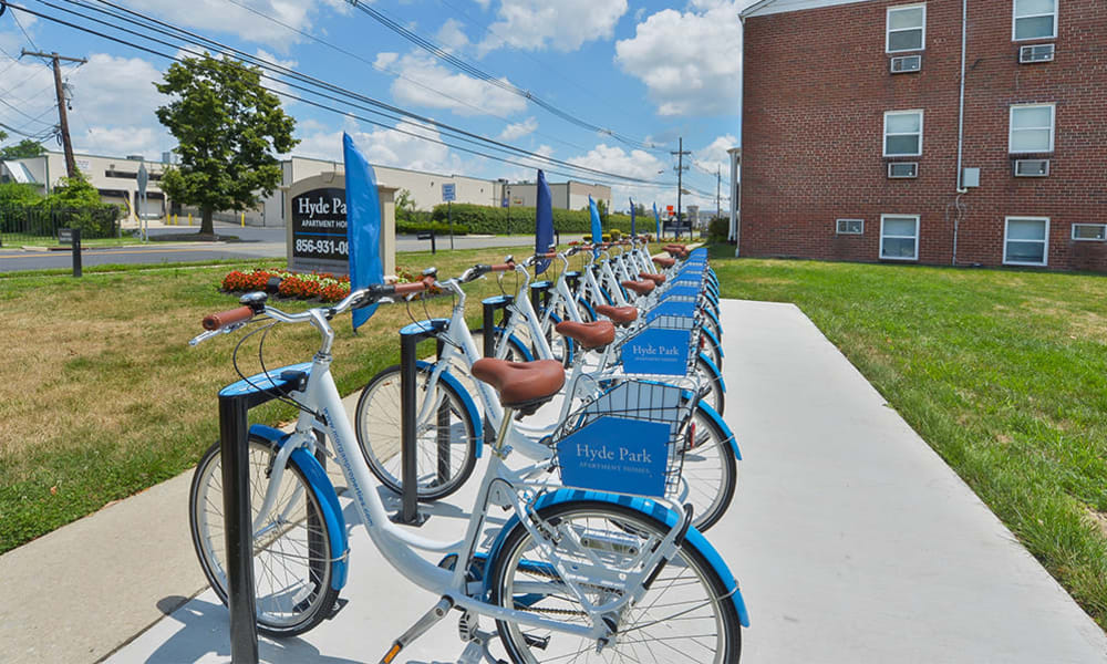Bike Share at Hyde Park Apartment Homes in Bellmawr, New Jersey