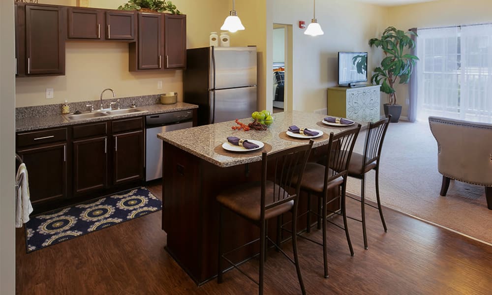 Spacious kitchen at Marquis Place in Murrysville, Pennsylvania