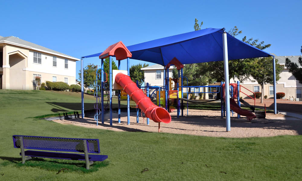 A kids playground at The Patriot Apartments in El Paso, Texas