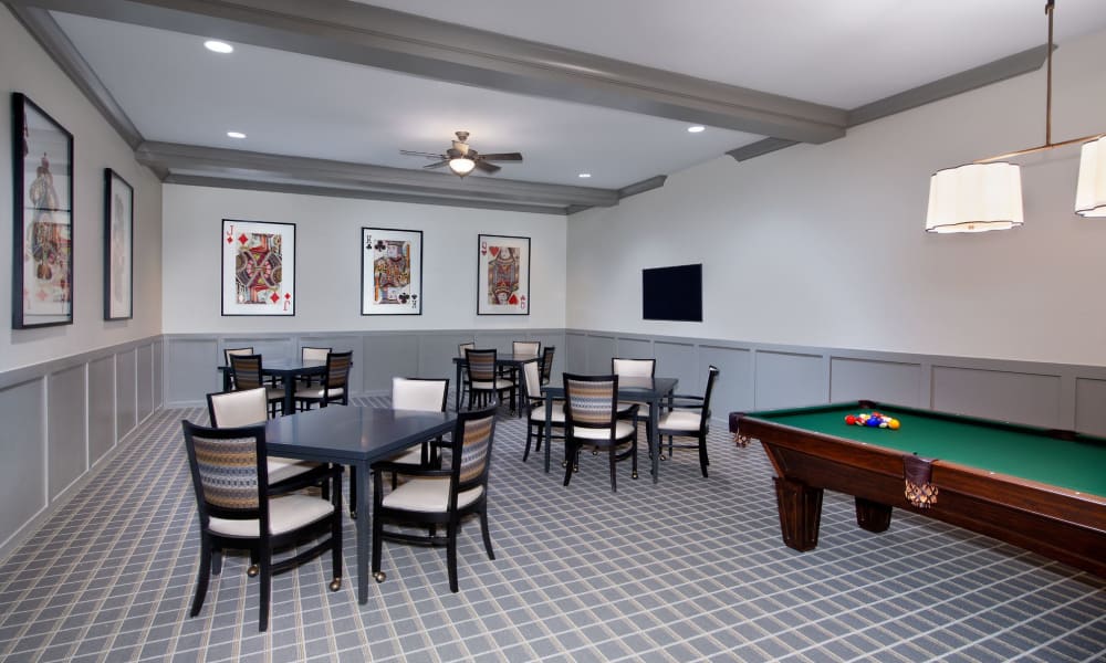 Game Room of Inspired Living Delray Beach in Delray Beach, Florida