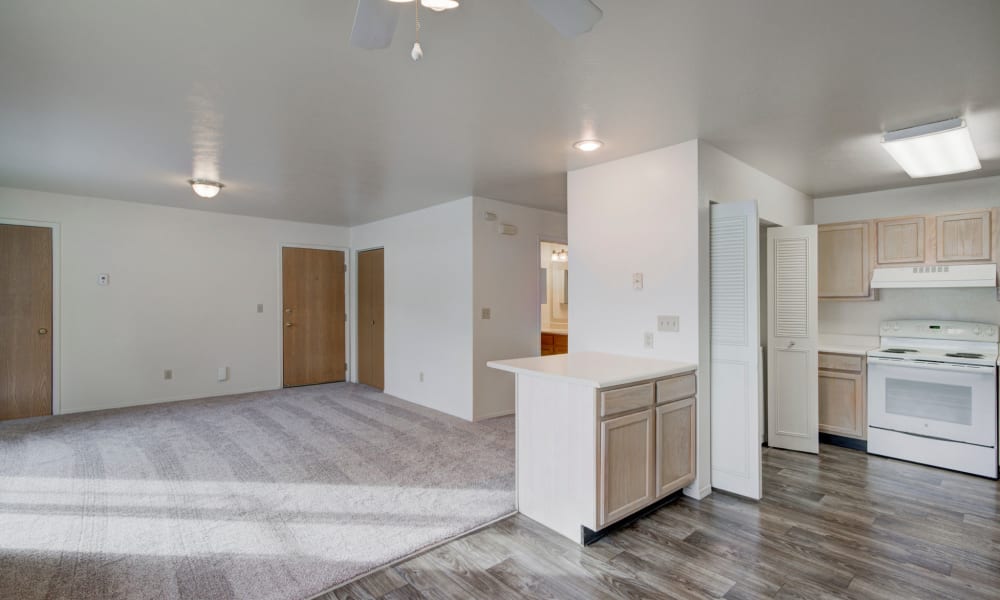 Mountain View Apartments offers beautiful interior living space Bozeman, Montana