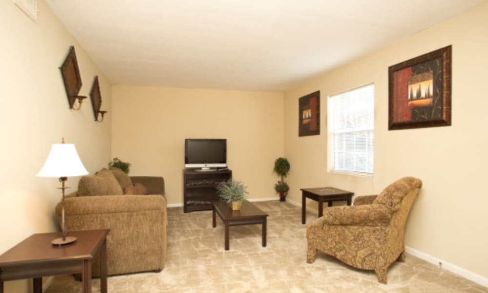 Spacious living room at Centerview Park in Smyrna, Georgia