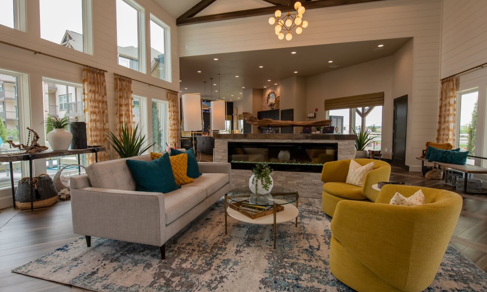 Resident lounge at 97@ North Oak in Kansas City, Missouri