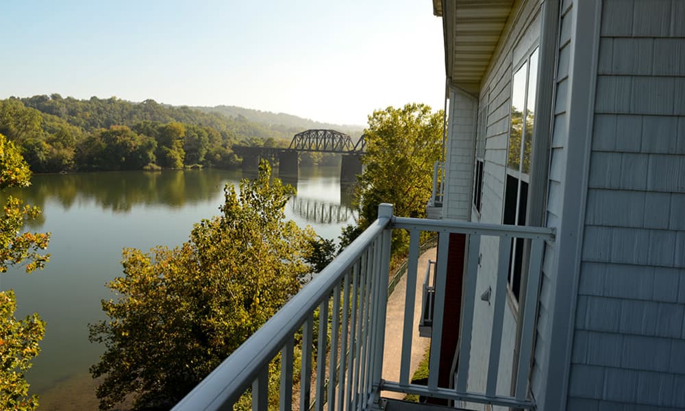 Picturesque views at The Waterfront Apartments & Townhomes in Munhall, Pennsylvania