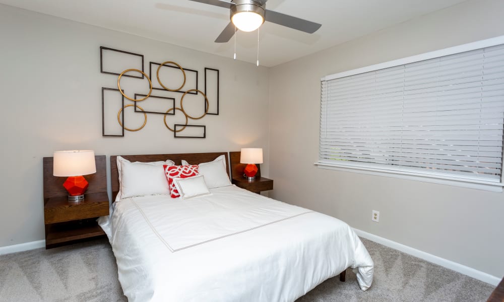 Model bedroom at Beckett Park in Smyrna, Georgia
