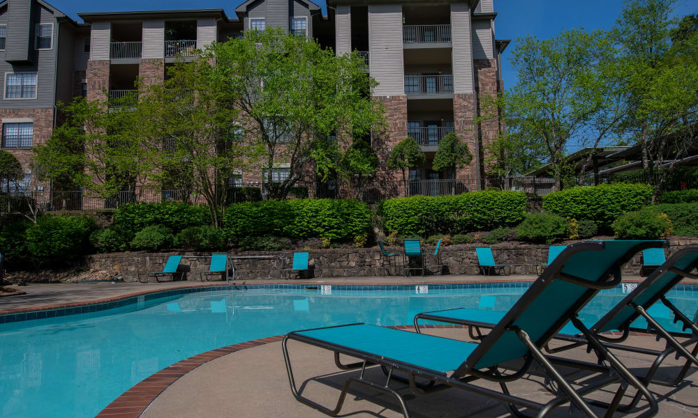 The pool at Arbors of Pleasant Valley in Little Rock, Arkansas