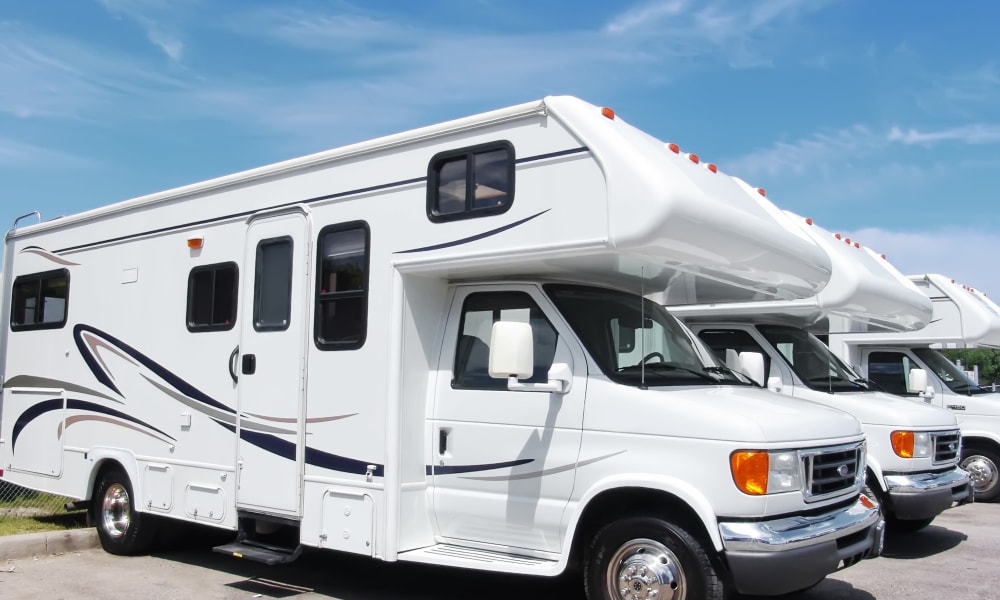 RV parking at Spanish Springs Boat and RV Storage in Sparks, Nevada