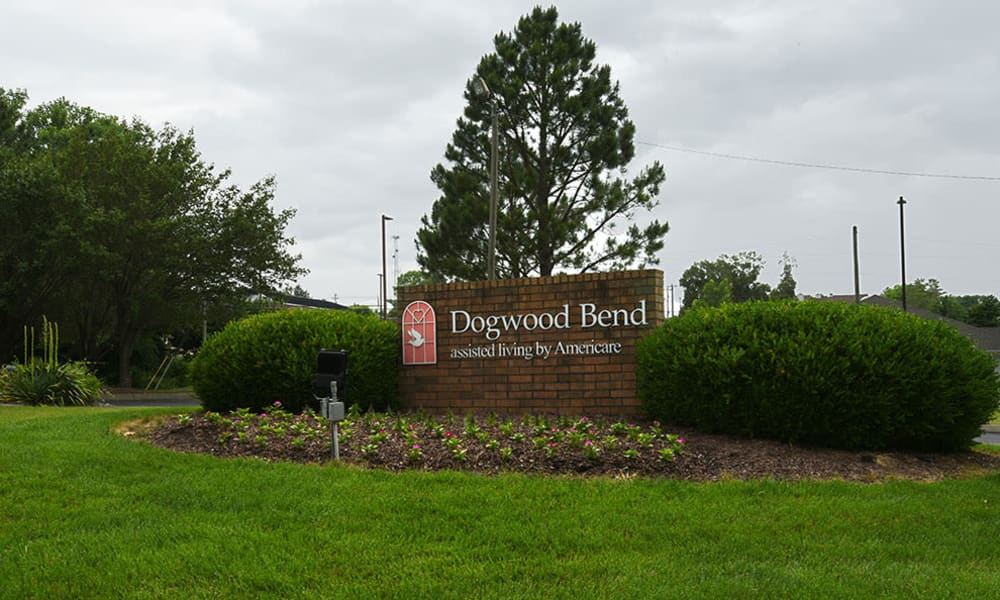 Monument Sign at Dogwood Bend in Clarksville, Tennessee