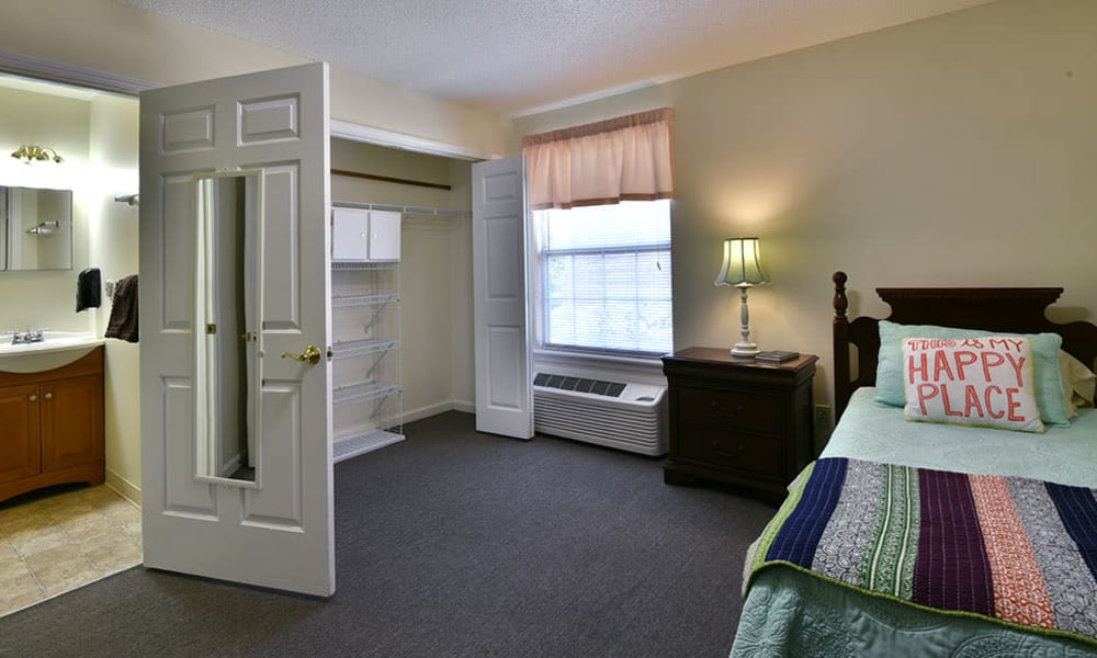 Resident Bedroom  at The Arbors at Dogwood Pointe Senior Living in Milan, Tennessee