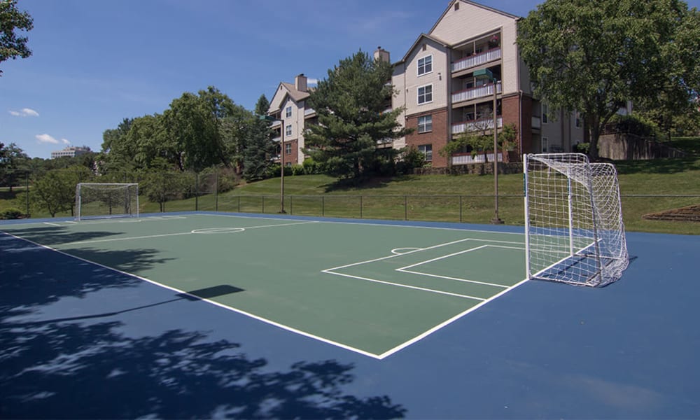 Sports court at Club at North Hills in Pittsburgh, Pennsylvania