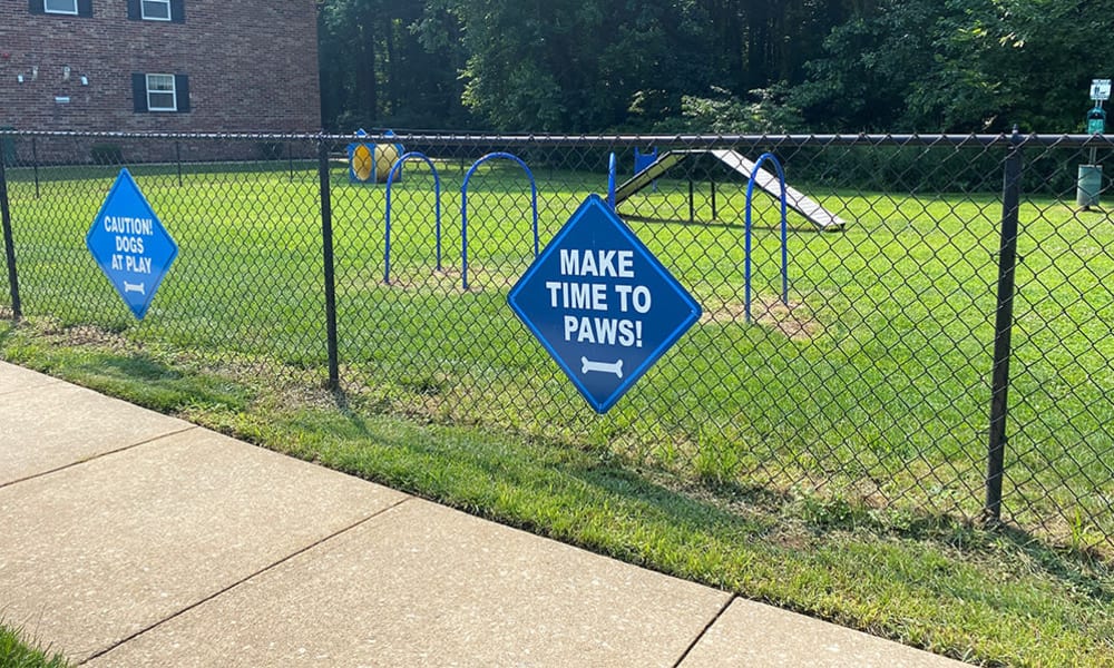 Our Apartments in Marlton, New Jersey offer a dog park