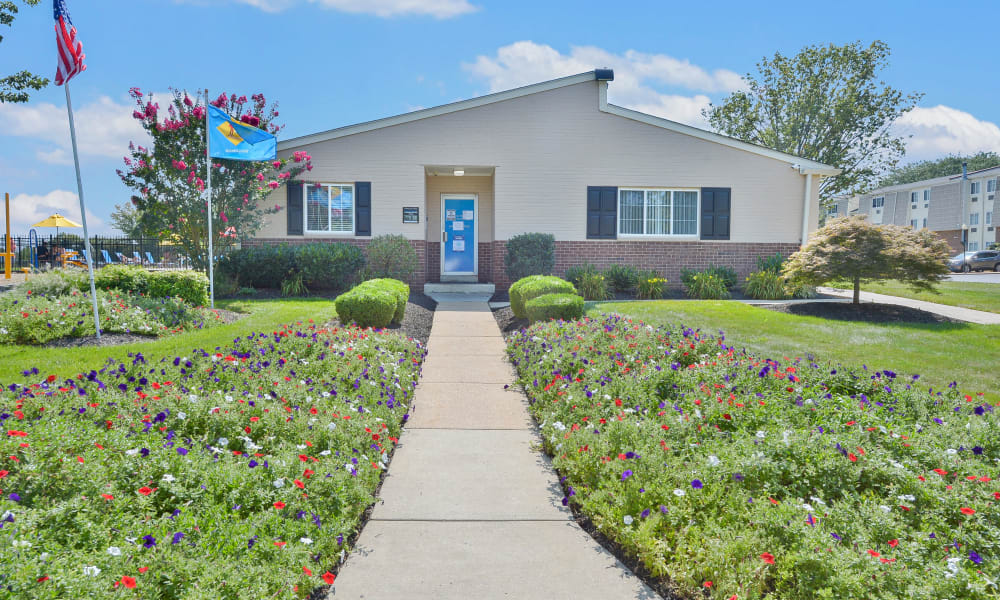 Leasing Office at William Penn Village Apartment Homes in New Castle, Delaware