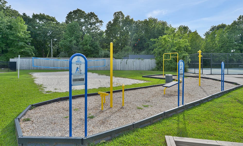Outdoor fitness at Eatoncrest Apartment Homes in Eatontown, New Jersey