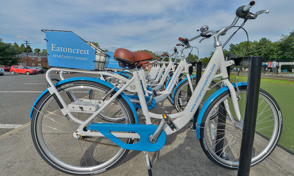 Bike share at apartments in Eatontown, New Jersey