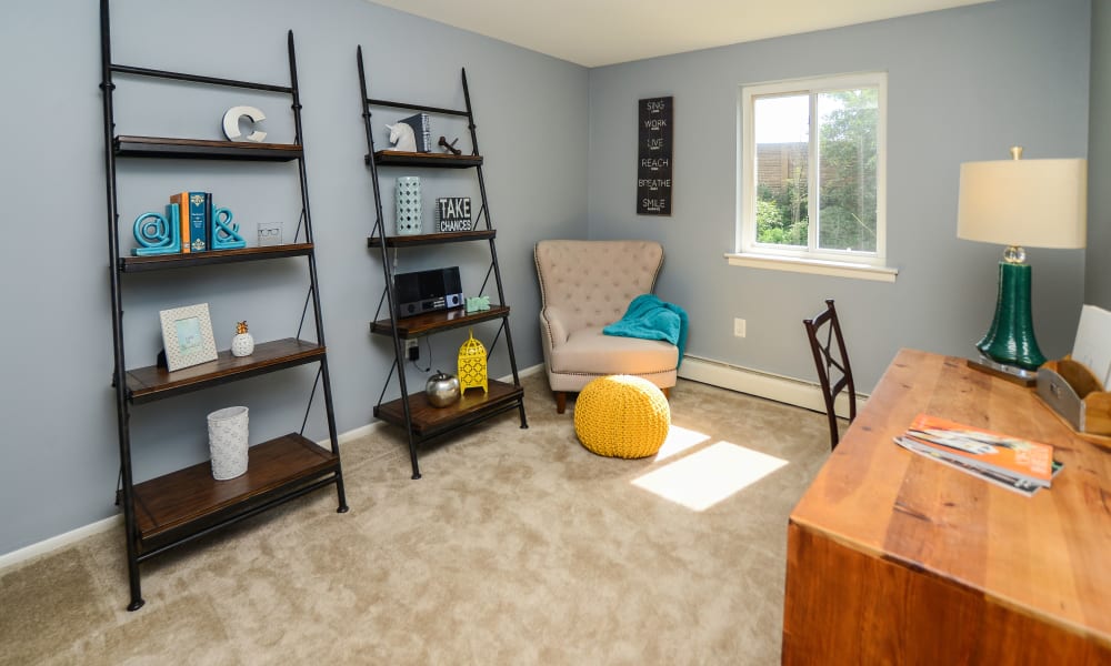 Spare bedroom in The Village at Cliffdale Apartment Homes in Fayetteville, North Carolina