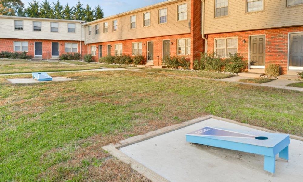 Corn Hole at The Village of Chartleytowne Apartments & Townhomes