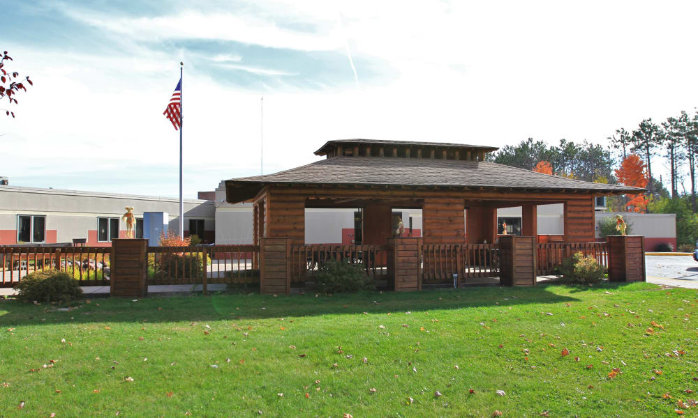 American Flag at Maple Ridge Care Center in Spooner, Wisconsin