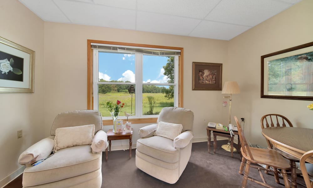 Interior of a residence at Wellington Place at Rib Mountain in Wausau, Wisconsin