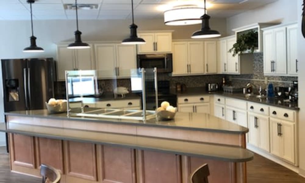 Kitchen at Villas At Maple Ridge in Spooner, Wisconsin