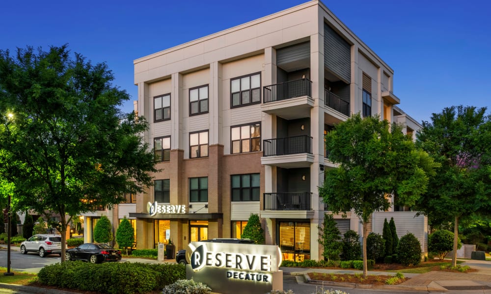 Exterior of at Reserve Decatur | Luxury Apartments in Decatur, Georgia