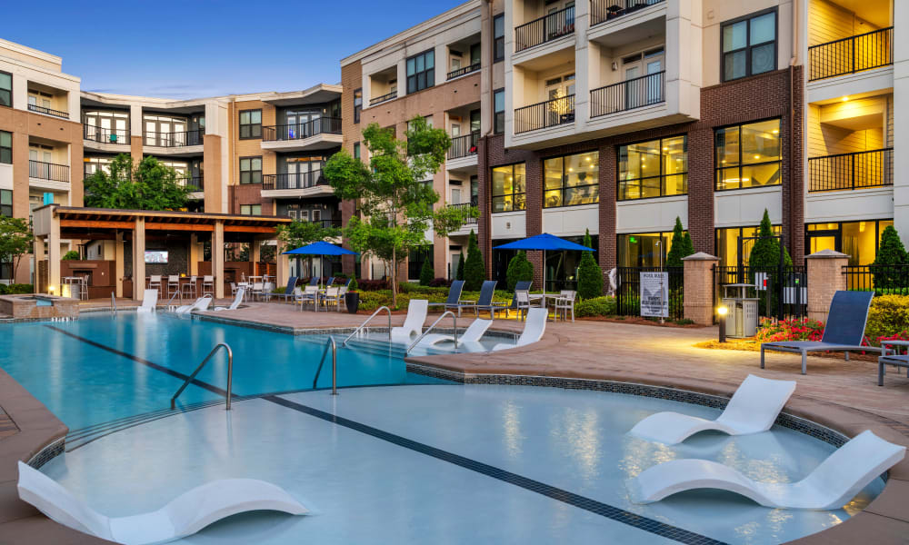 Resort-style swimming pool at Reserve Decatur | Luxury Apartments in Decatur, Georgia