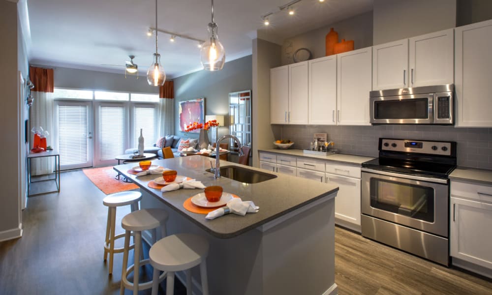 Upscale and modern kitchen at Reserve Decatur | Luxury Apartments in Decatur, Georgia