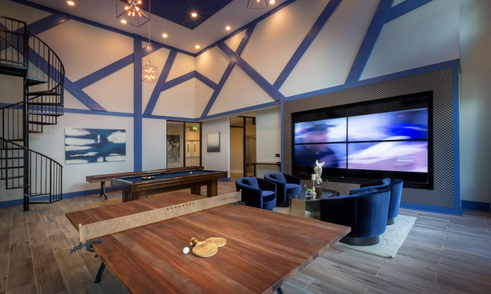 Clubhouse game room at Reserve Decatur | Luxury Apartments in Decatur, Georgia