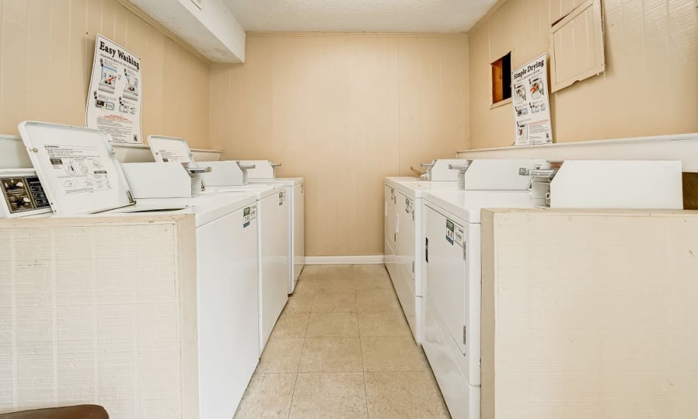 Resident laundry room at Forestbrook Apartments & Townhomes in West Columbia, South Carolina