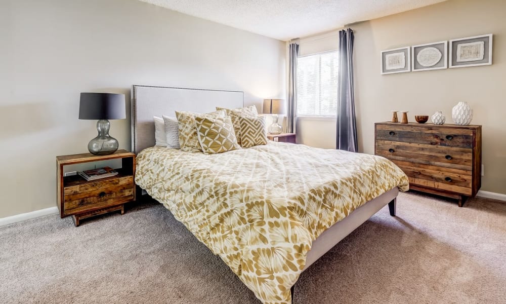 Spacious bedroom at Forestbrook Apartments & Townhomes in West Columbia, South Carolina