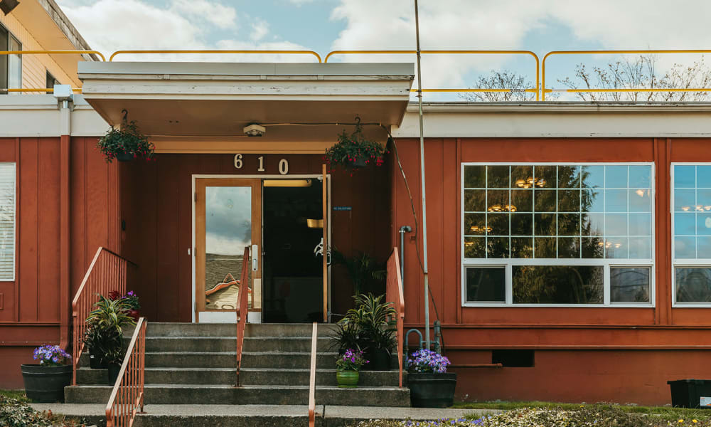 Entrance at 6th Ave Senior Living in Tacoma, Washington