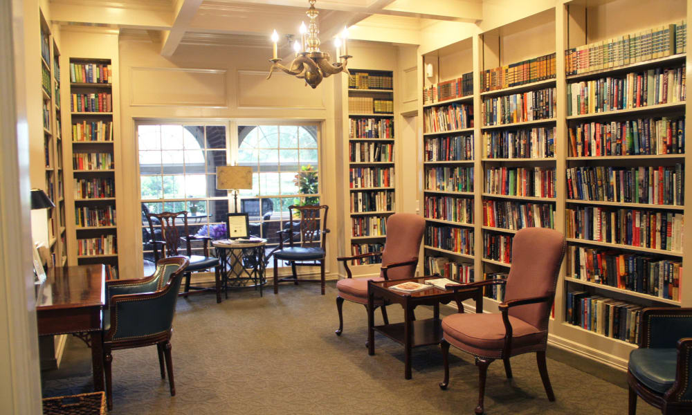 Library at Village on the Park Friendswood in Friendswood, Texas
