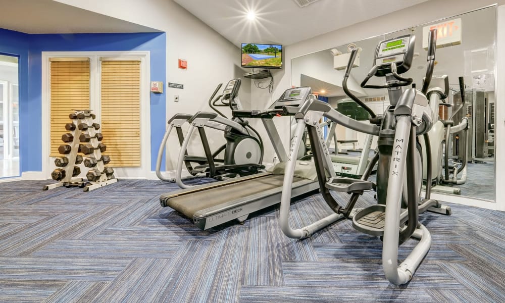 Resident cardio equipment at Club at North Hills in Pittsburgh, Pennsylvania