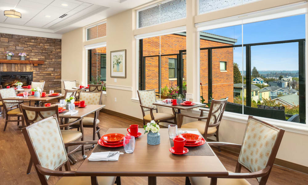 Our Assisted Living Facility in Seattle, Washington offer a Fireplace