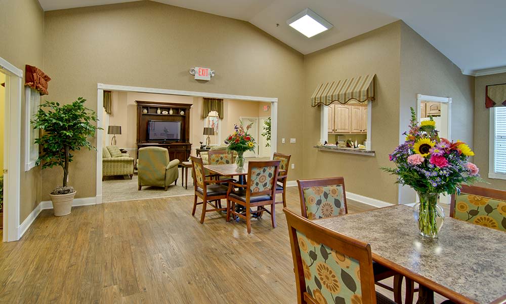 Activities area  at Parkway Gardens Senior Living in Fairview Heights, Illinois