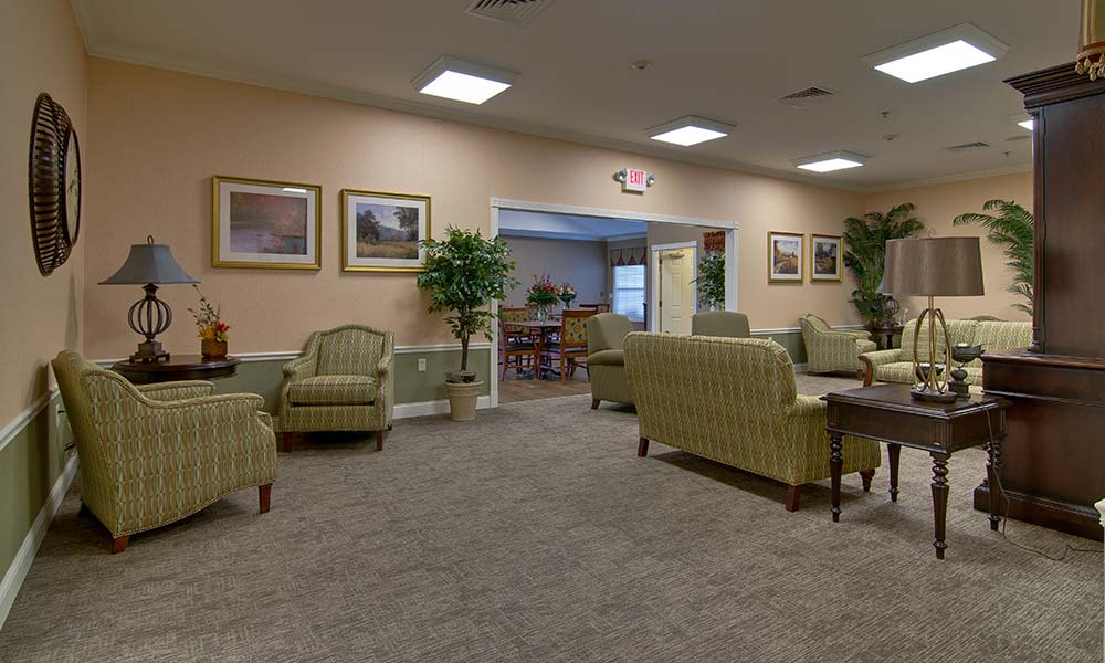 Television Lounge at Parkway Gardens Senior Living in Fairview Heights, Illinois