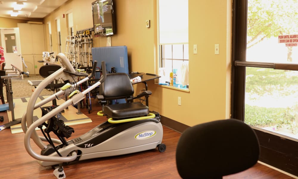 Fitness room at Retirement Ranch in Clovis, New Mexico