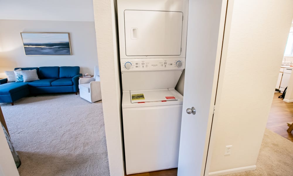 In-Home Washer & Dryer at Steeplechase Apartments & Townhomes in Toledo, Ohio