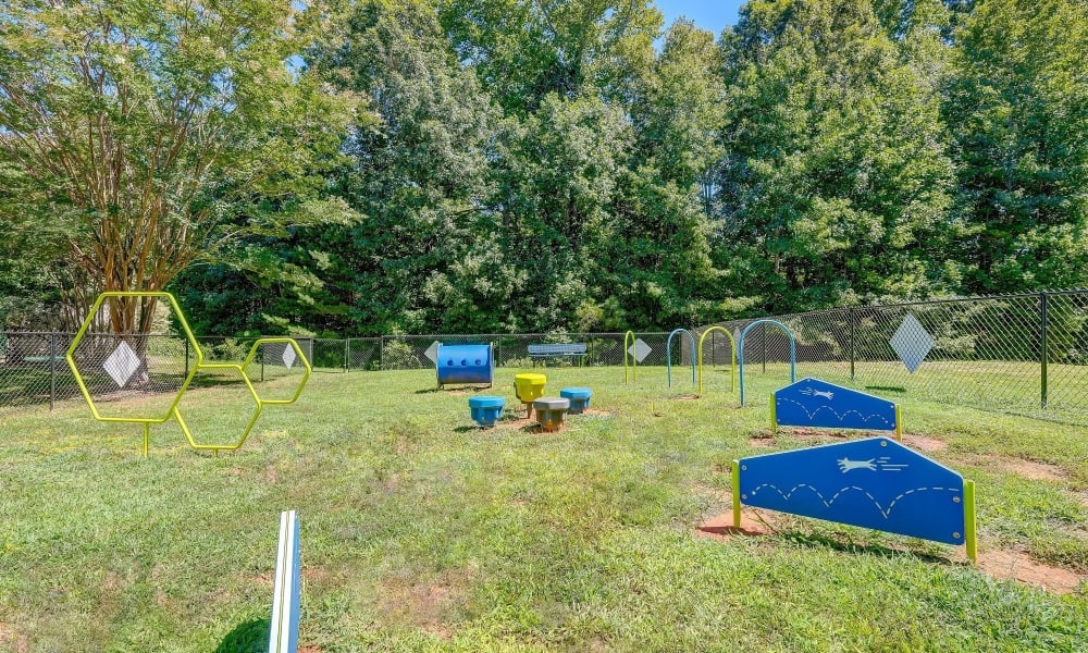 Pet friendly apartments with a dog park located at Lakewood Apartment Homes in Salisbury, North Carolina