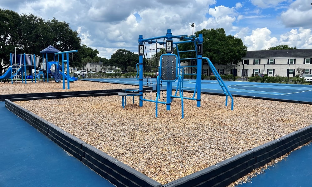Outdoor playground at Park at Lake Magdalene Apartments & Townhomes in Tampa, Florida