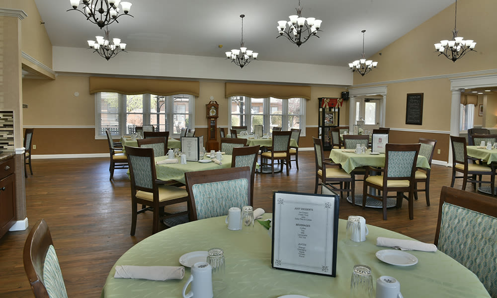 Our Dining Room at Spencer Place in Saint Peters, Missouri