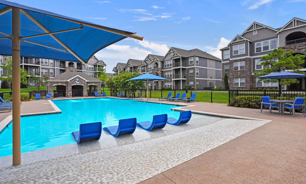 Pool at Scissortail Crossing Apartments in Broken Arrow, Oklahoma