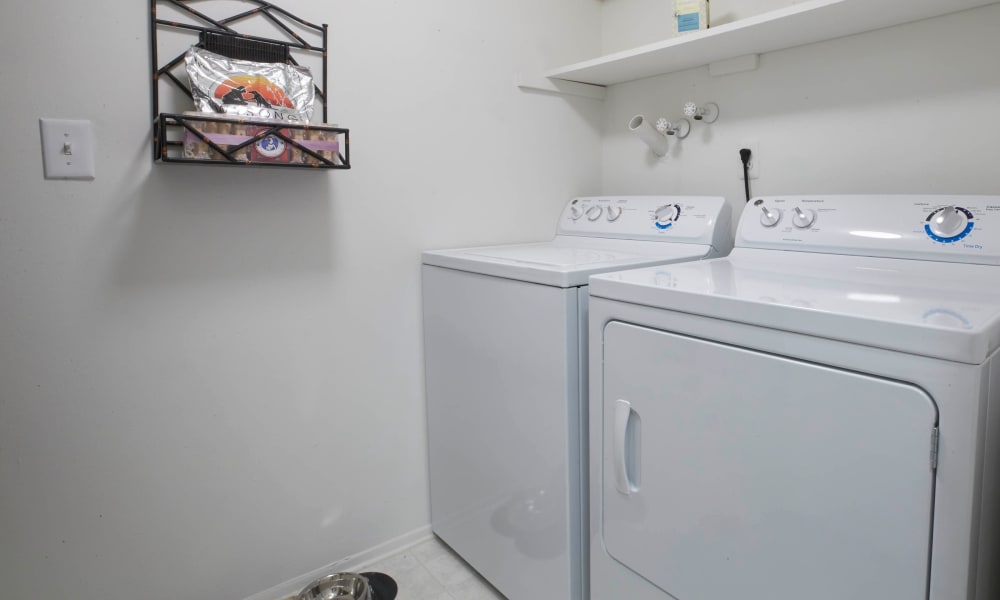 In-home washer and dryer at Muirwood in Farmington Hills, Michigan