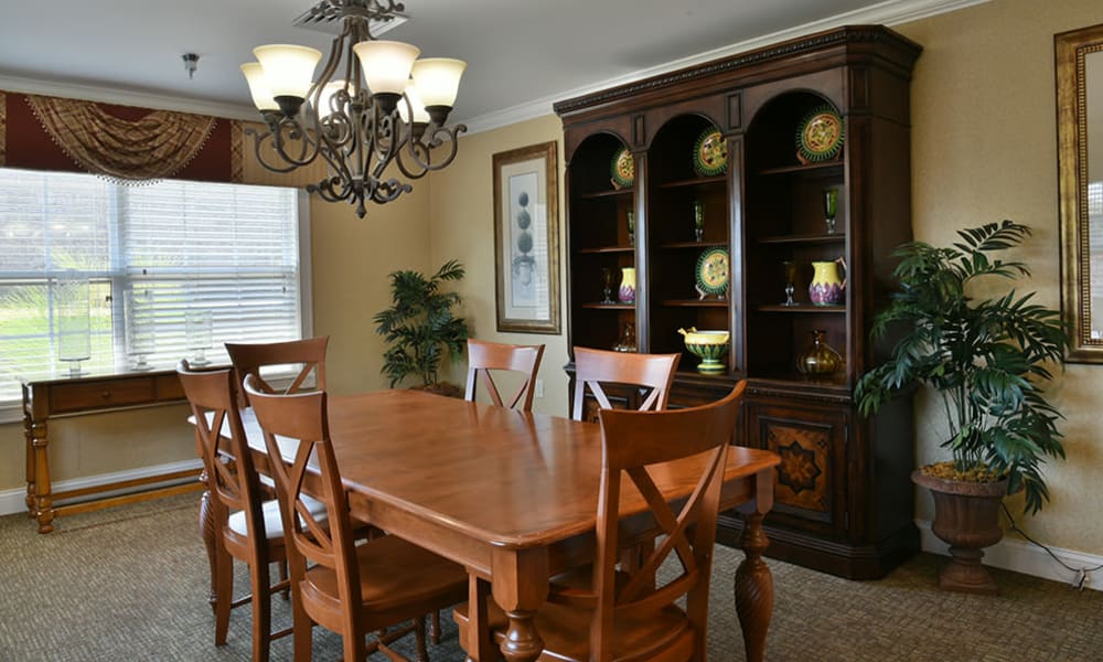 Private Dining Room for events at Parkwood Meadows Senior Living in Sainte Genevieve, Missouri