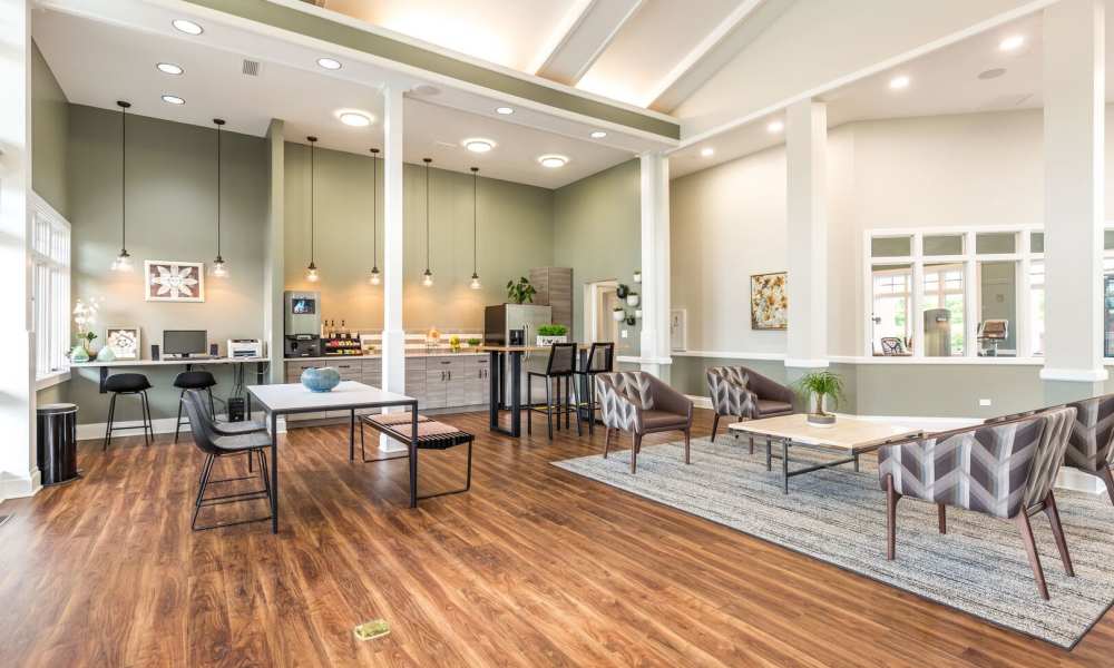 Community clubhouse at Woodlake in Gurnee, Illinois